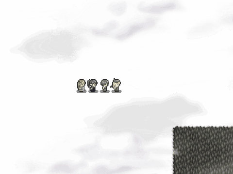 梯子で下山……(困惑)